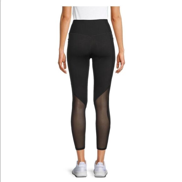 AVIA Women’s Active High Rise Flex Tech Mesh Leggings - Picture 1 of 8